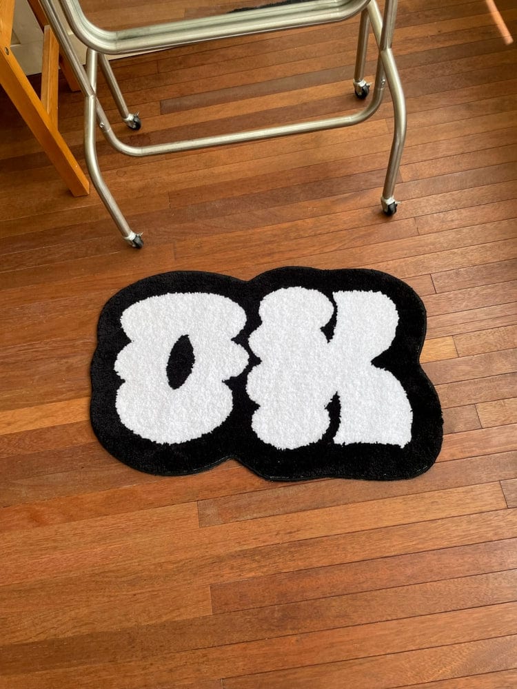 Funny Funky Bath Mat Rug with Saying