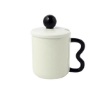 Load image into Gallery viewer, Wavy Handle Mug with Lid
