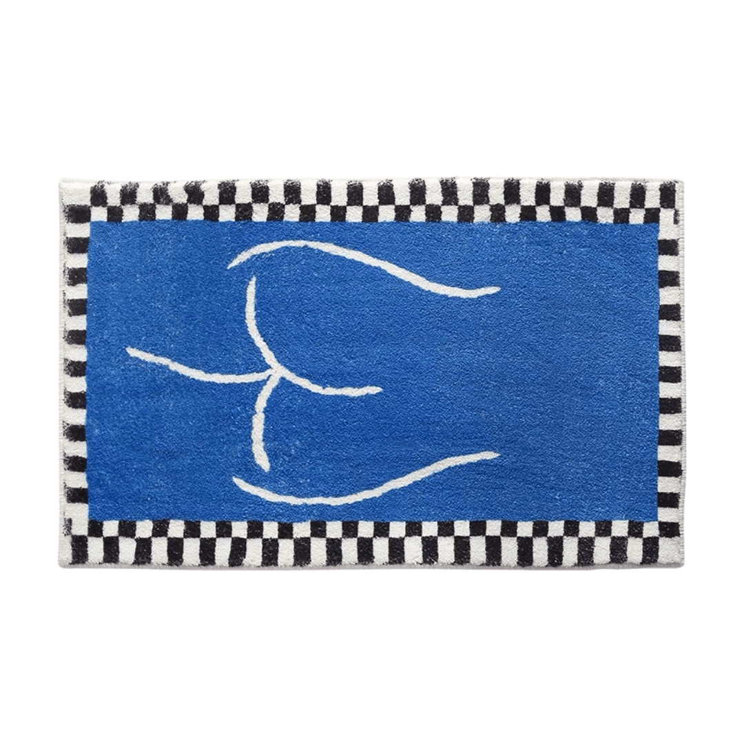 Blue Nude Bath Mat