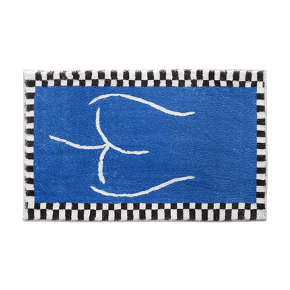 Blue Nude Bath Mat