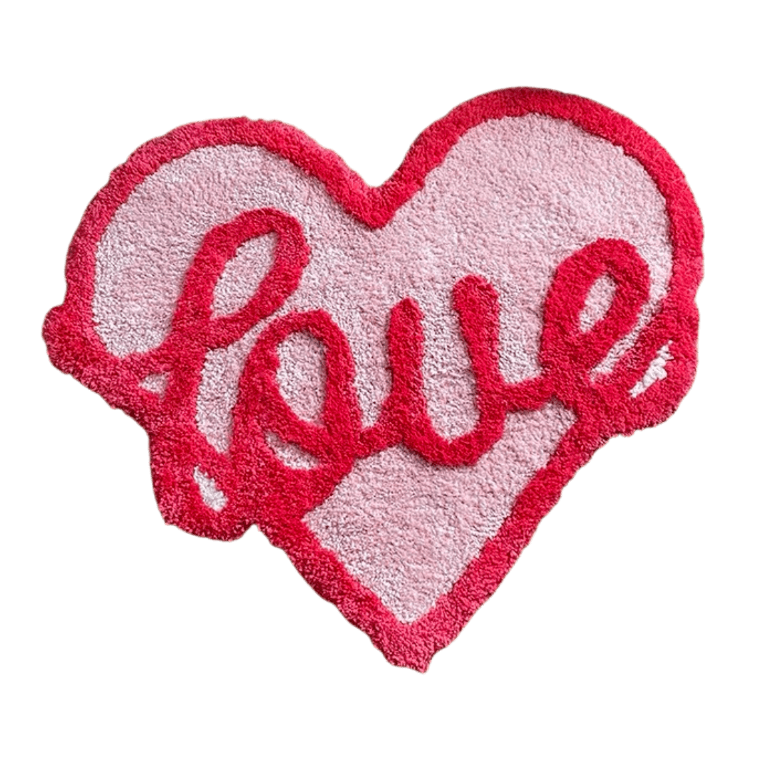 Pink Love Rug