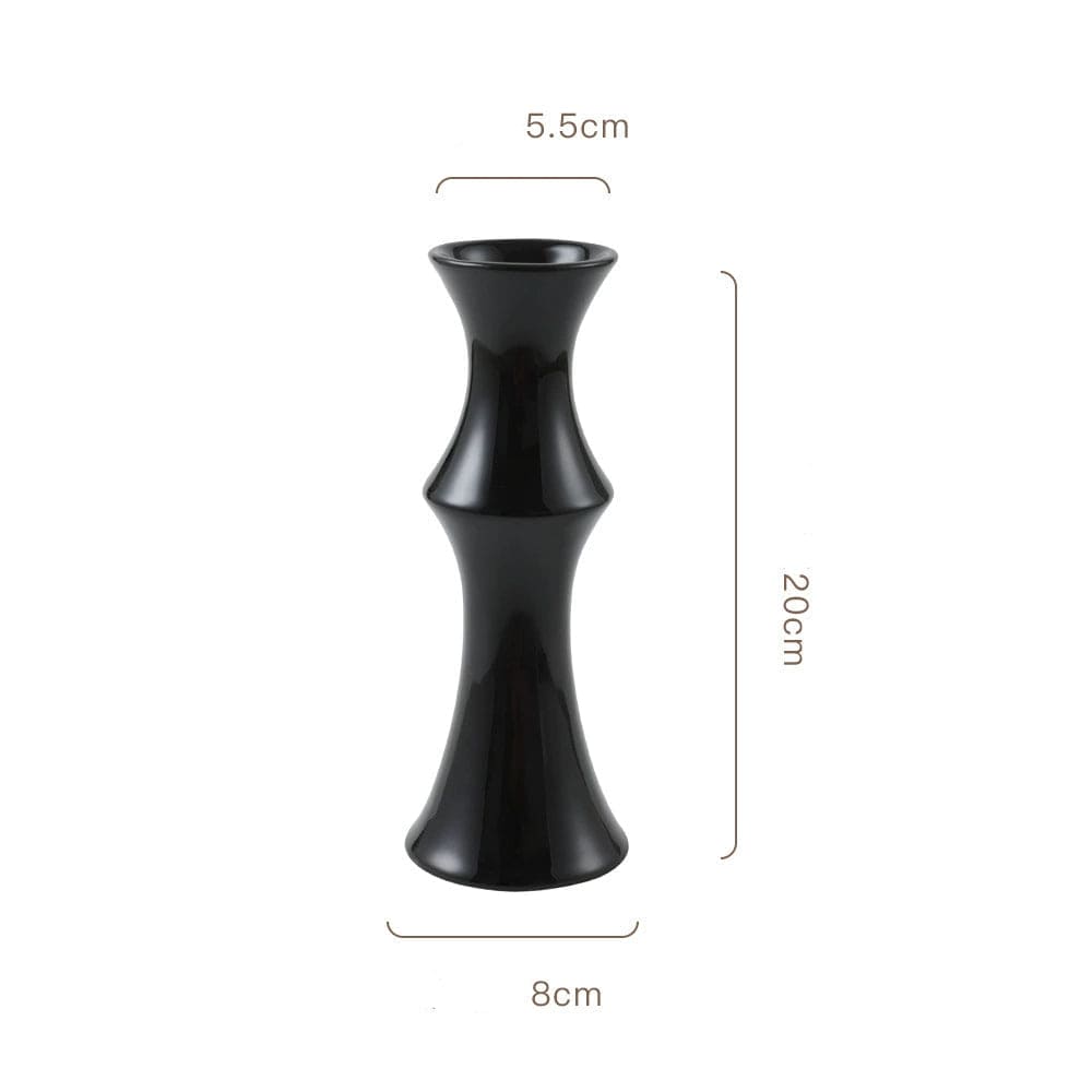 Black Bamboo Vase