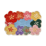 Load image into Gallery viewer, Colorful Flower Shaped Rug
