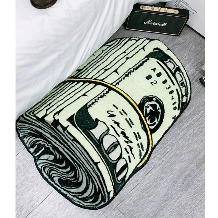 Dollar Bill Money Rug Floor Mat