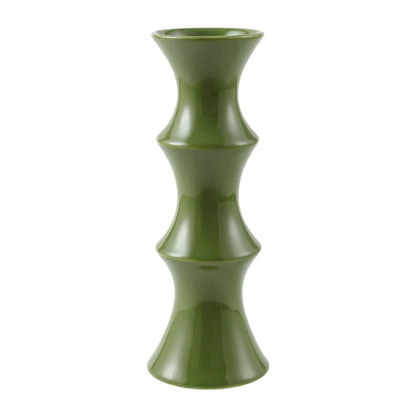 Green Bamboo Shaped Vase