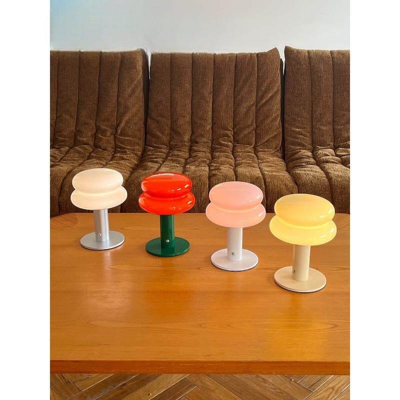 Mushroom Macaron Portable Table Lamp