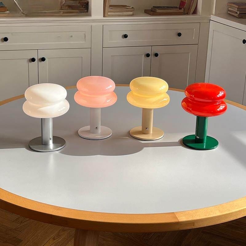 Mushroom Macaron Portable Table Lamp