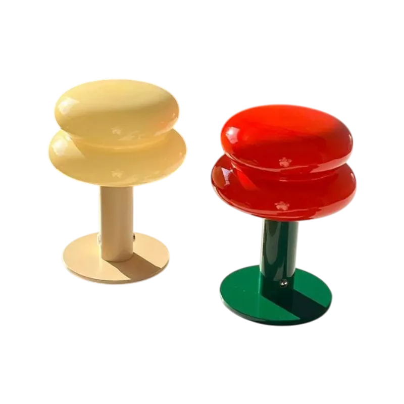 Mushroom Macaron Portable Table Lamp