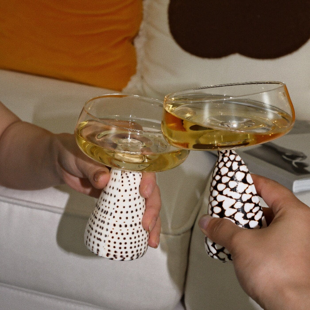 Conch Shell Coupe Glass