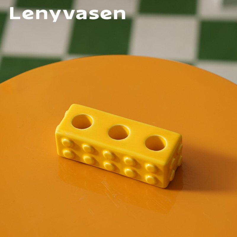 Lego Block Toothbrush Holder