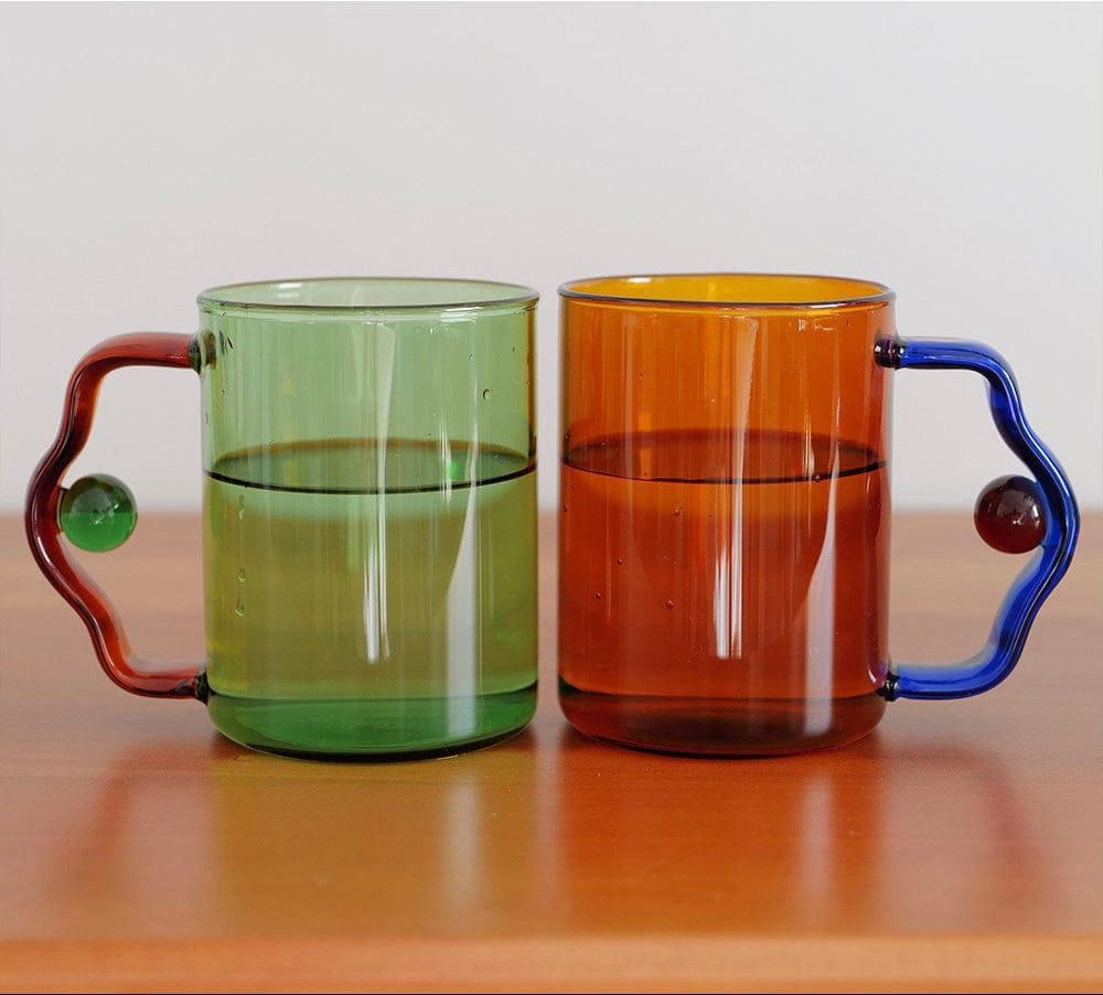 Color Block Bead Mug
