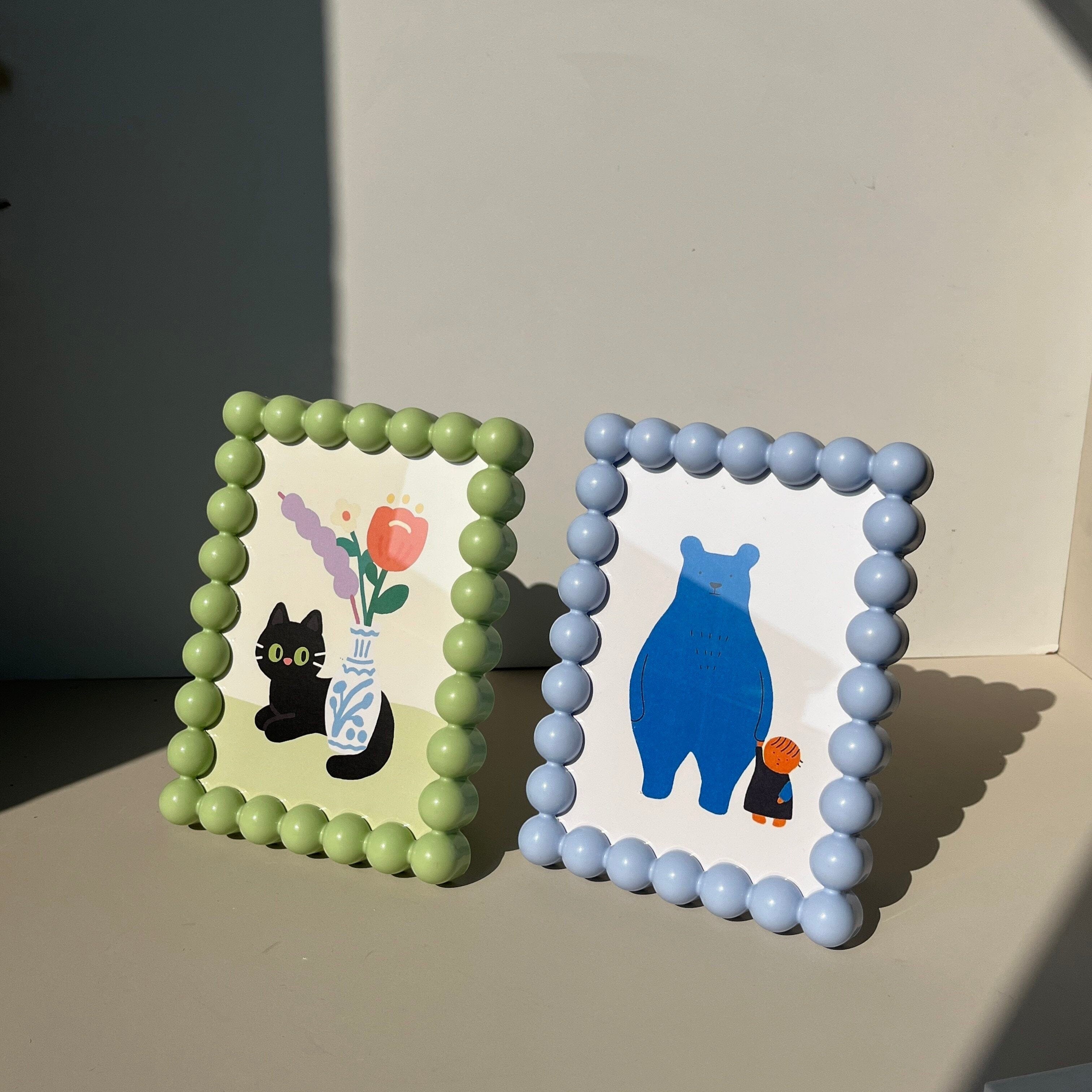 Beaded Retro Picture Frame