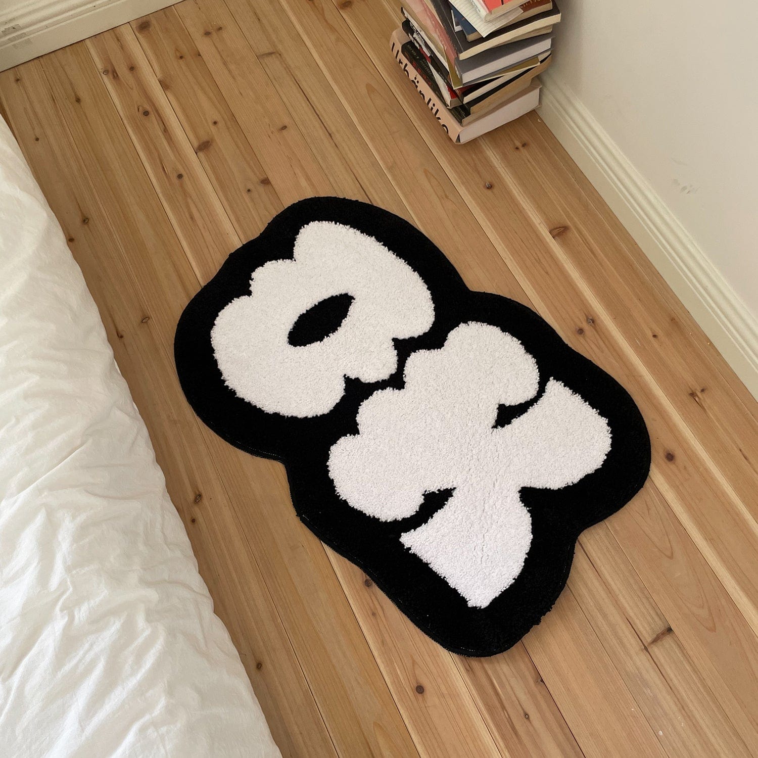 OK Bath Mat Rug with Saying