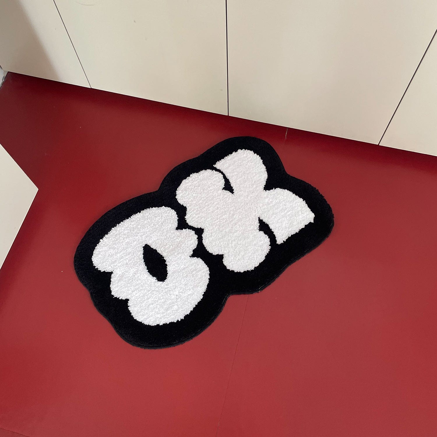 OK Bath Mat Rug with Saying