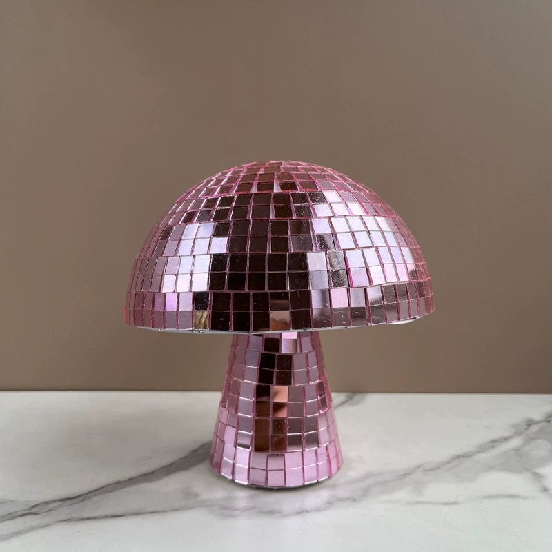 Pink Disco Ball Mushroom