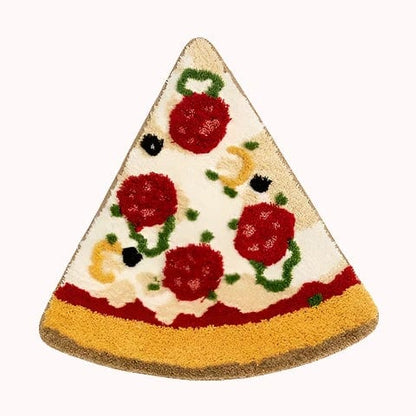 Funny Pizza Shaped Rug