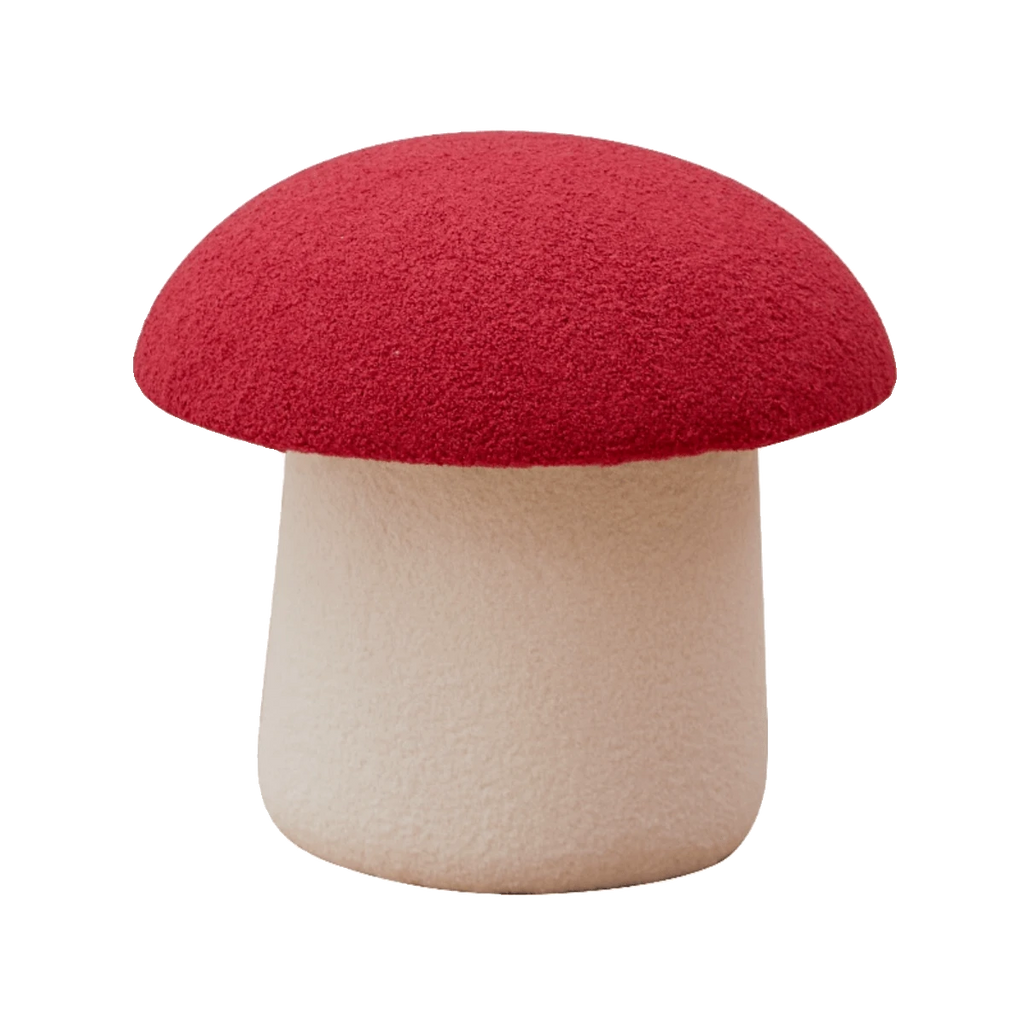Red Mushroom Stool Chair