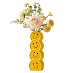 Load image into Gallery viewer, Yellow Smiley Face Vase
