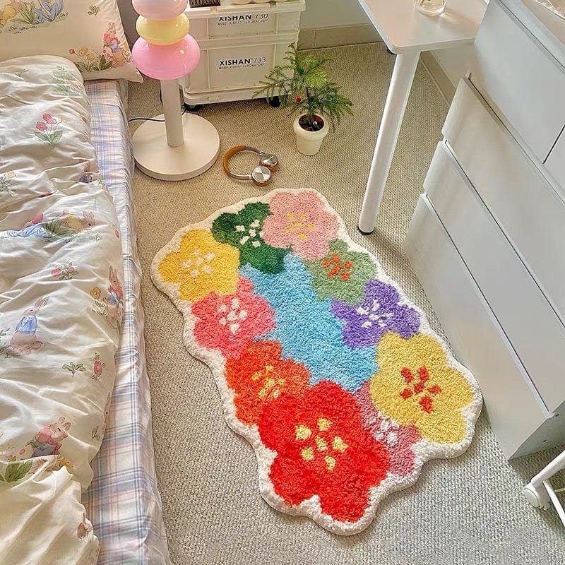 Kawaii Flower Bathroom Rug