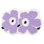Load image into Gallery viewer, Purple Funky Flower Shaped Bath Mat
