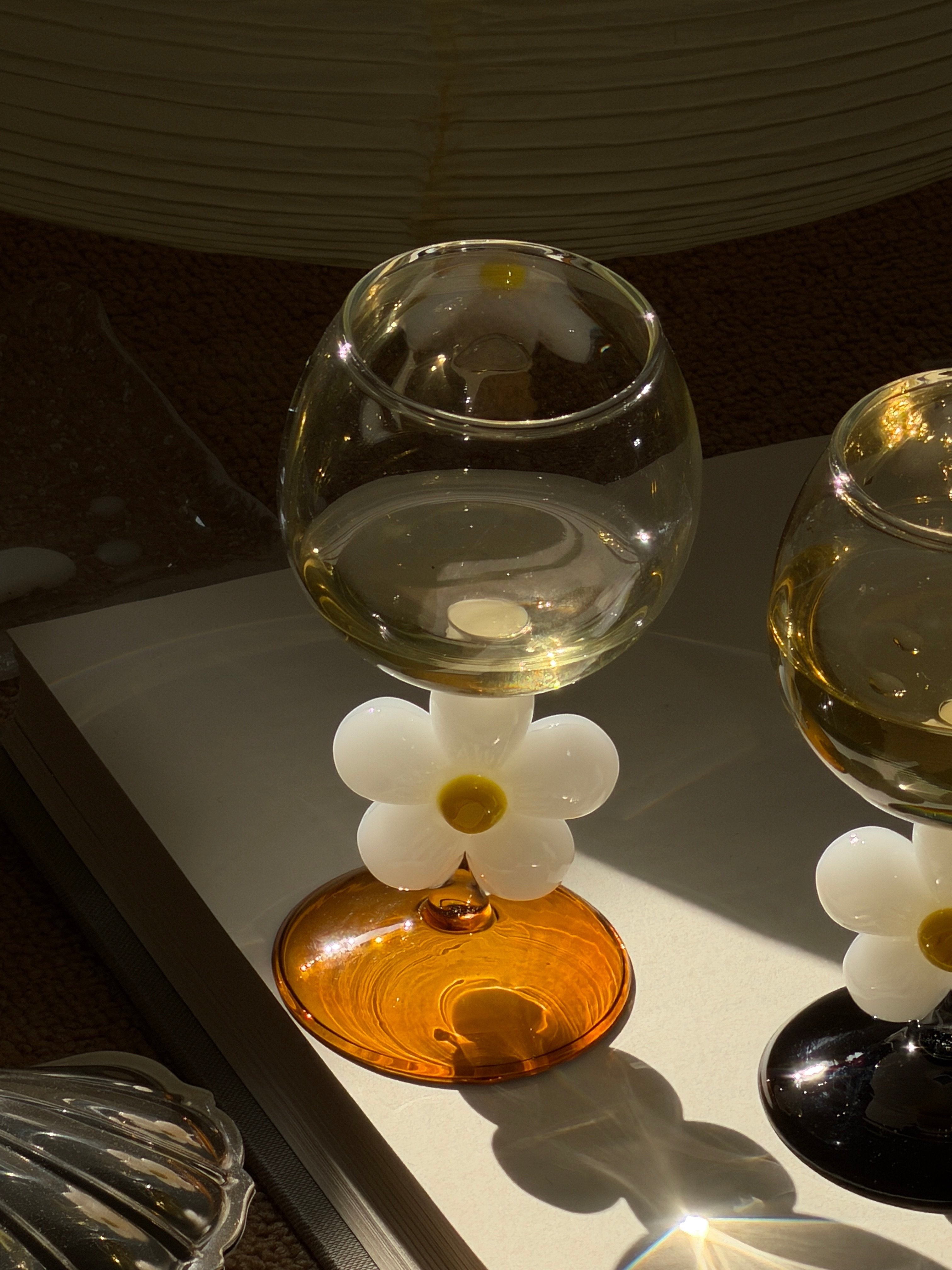 Flower Stem Cocktail Glass