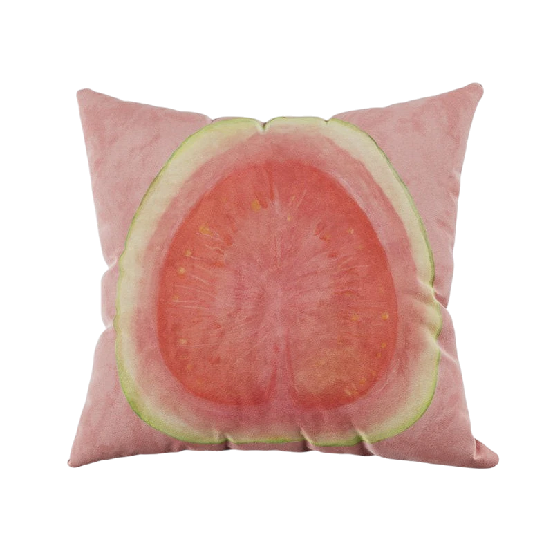 Fruit Print Cushion Cover