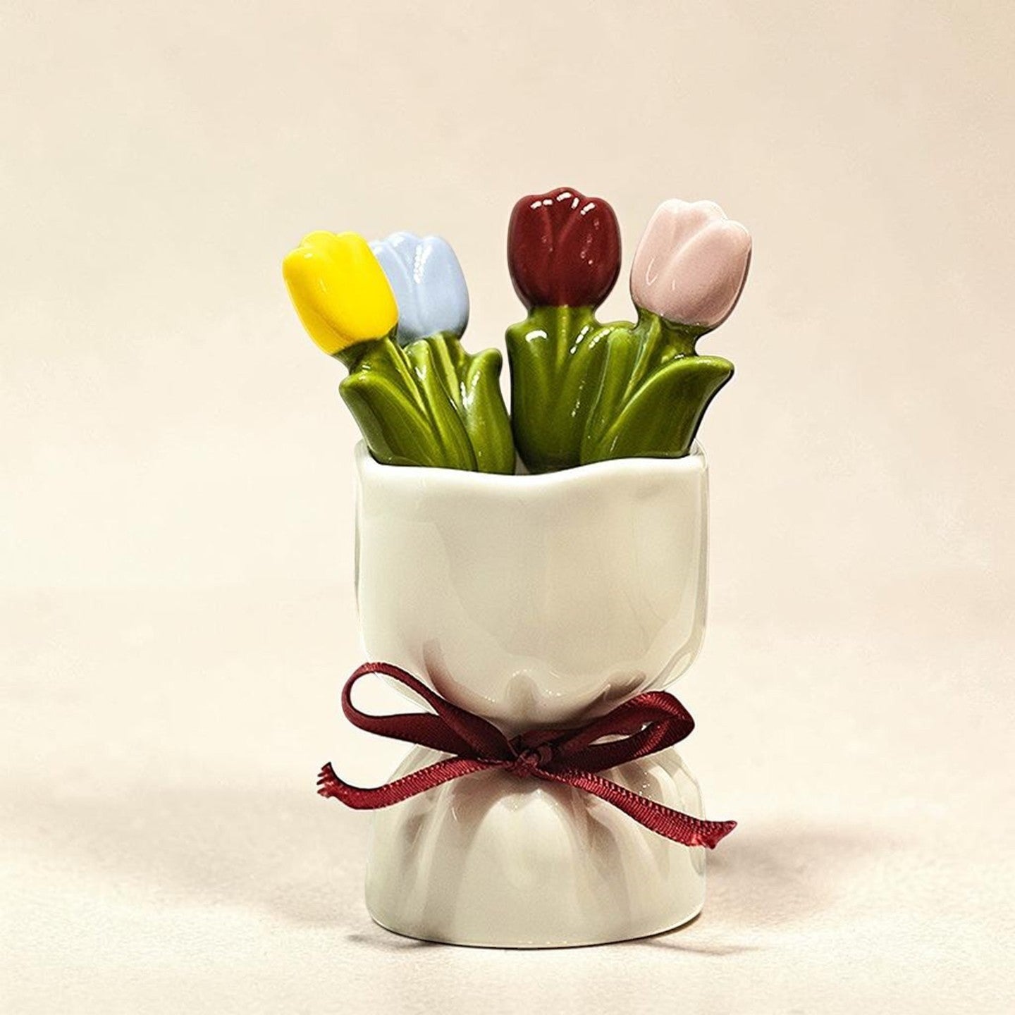 Bouquet Flower Fruit Fork Set