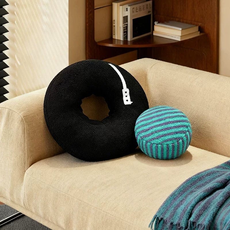Vinyl Record Throw Pillow