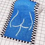 Load image into Gallery viewer, Blue Nude Bath Mat
