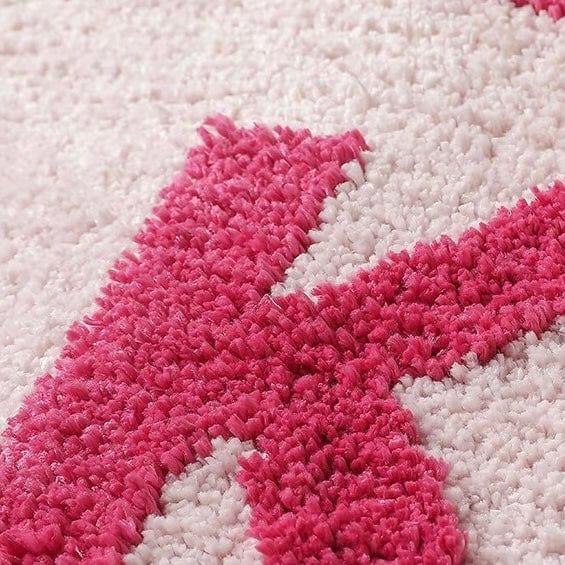 Pink Get Naked Bathroom Rug Mat