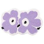 Load image into Gallery viewer, Purple Flower Shaped Rug
