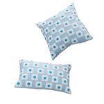 Load image into Gallery viewer, Blue Daisy Flower Throw Pillow
