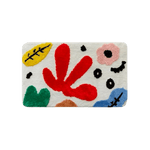 Load image into Gallery viewer, Abstract Shapes Plant Bath Mat

