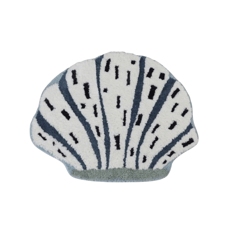Blue Seashell Rug