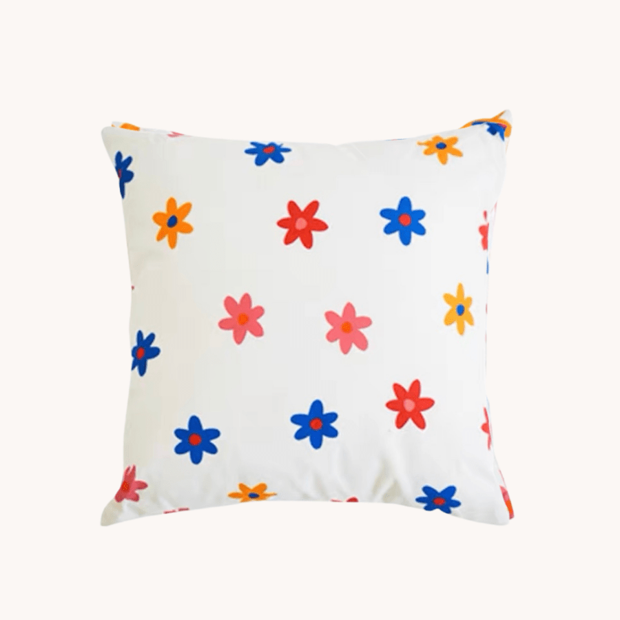 Daisy Floral Pattern Throw Pillow - Homelivy
