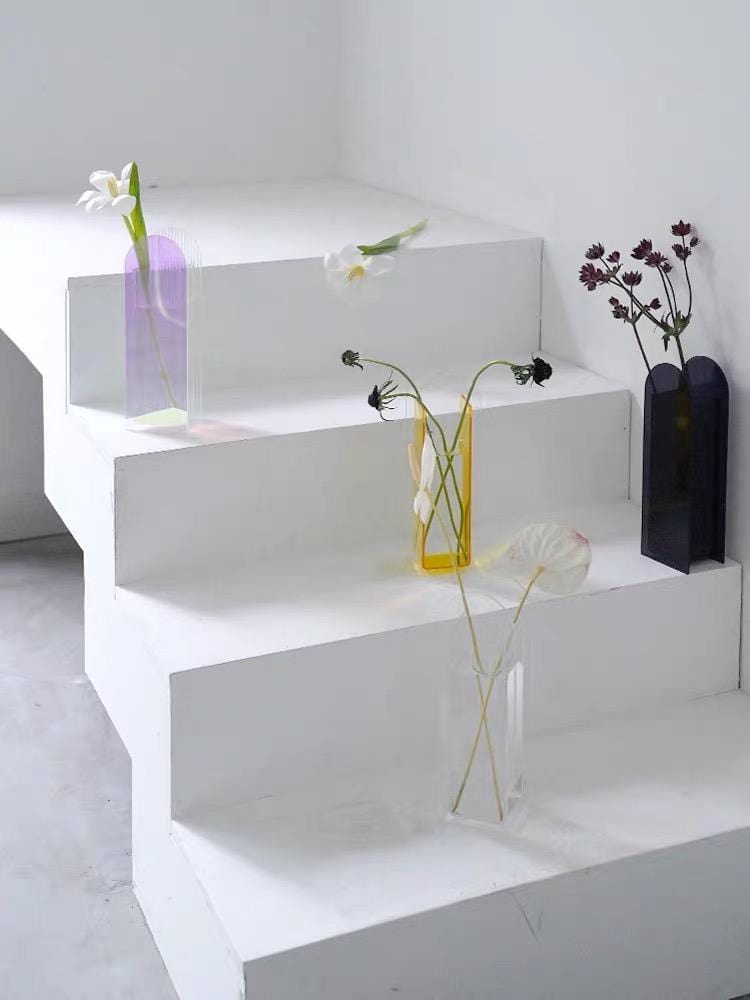 Aesthetic Acrylic Flower Vases