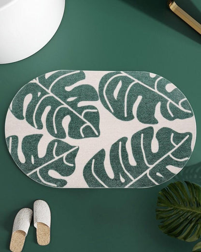 Monstera Leaf Bath Mat