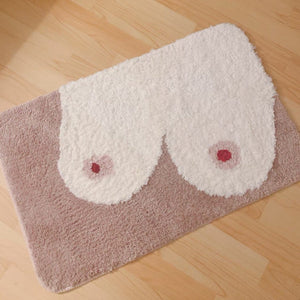pink boob rug bath mat - homelivy