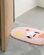 Load image into Gallery viewer, Pink Seagull Bird Abstract Funky Rug - HOMELIVY
