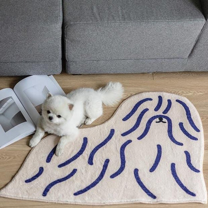 Shaggy Puppy Dog Rug