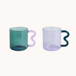 Load image into Gallery viewer, Wavy Handle Glass Cup - Homelivy
