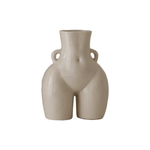 Load image into Gallery viewer, White Ceramic Butt Vase, Booty Vase
