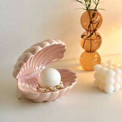 pink seashell bedroom decor