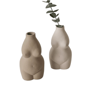 nude female body form vase