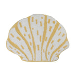 Load image into Gallery viewer, Yellow Seashell Rug - Mermaid Decor
