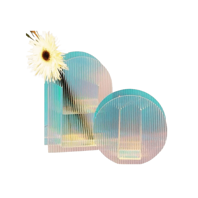 Iridescent Acrylic Flower Vase