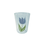 Load image into Gallery viewer, Blue Flower Drink Glass
