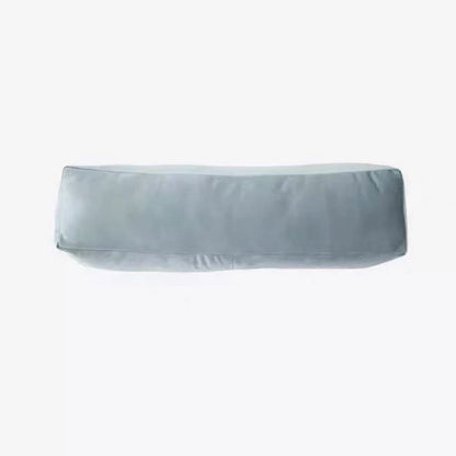 Light Blue Velvet Rectangle Pillow