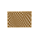 Load image into Gallery viewer, brown checkered floor mat
