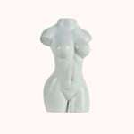 Load image into Gallery viewer, white female figure body flower vase
